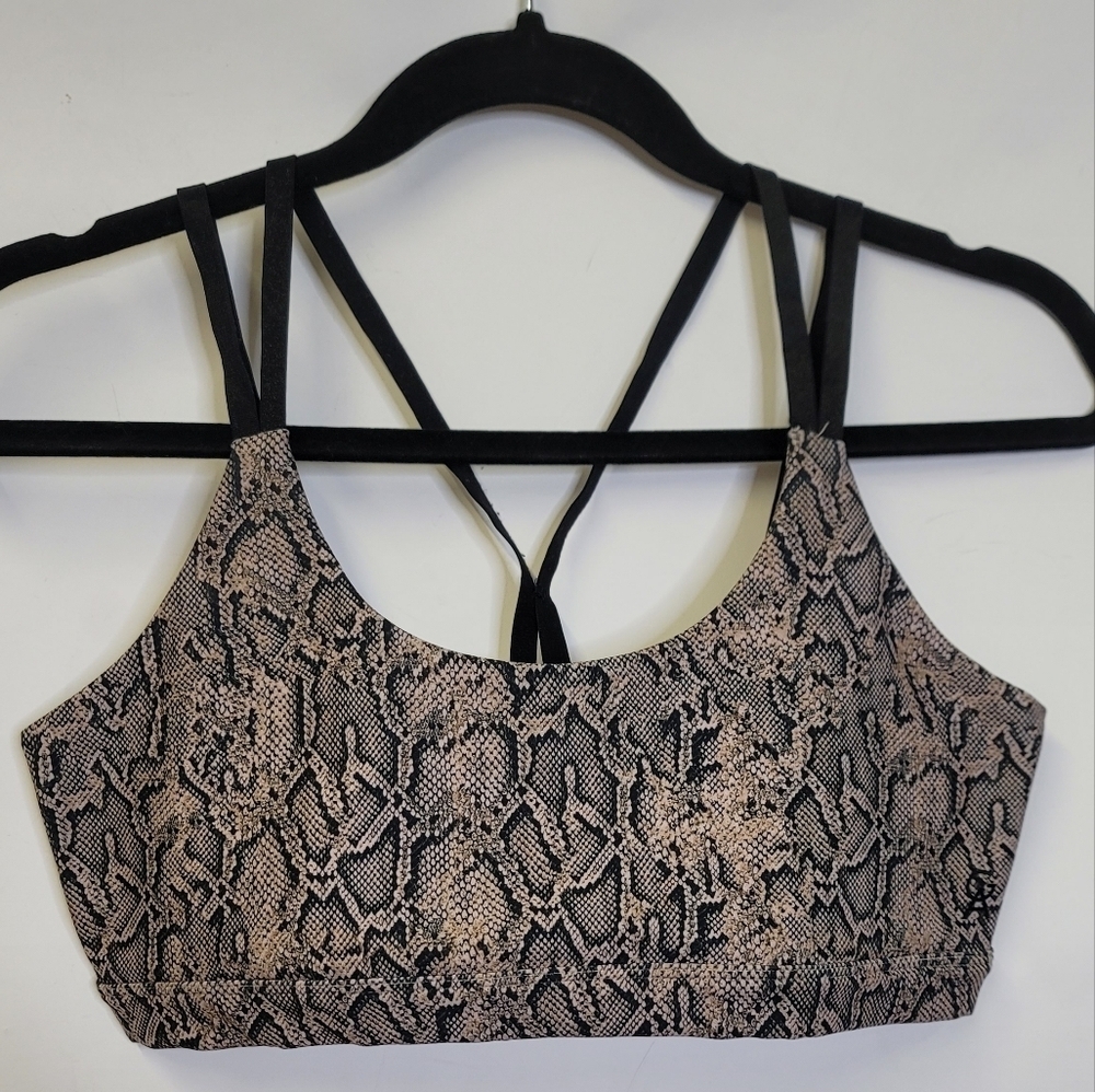 Good American Snake  print active  Bra - Picture 3 of 12